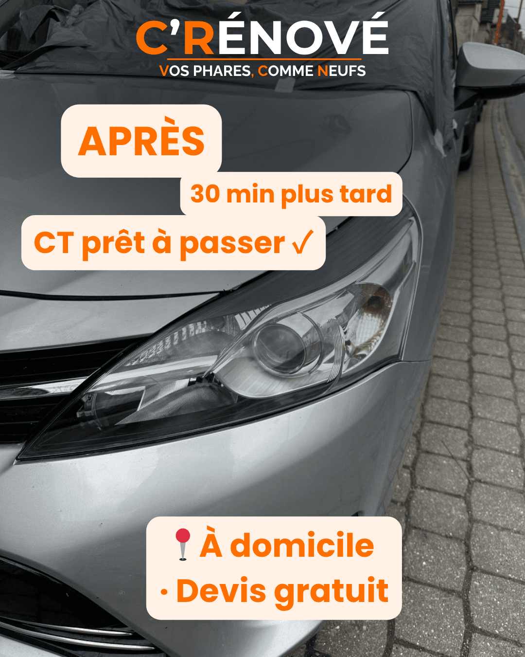 Phares rénovés : contrôle technique réussi après intervention C'Rénové